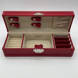 Morelle & Co Arnold Leather Tiffany Vault Jewelry Box NEW